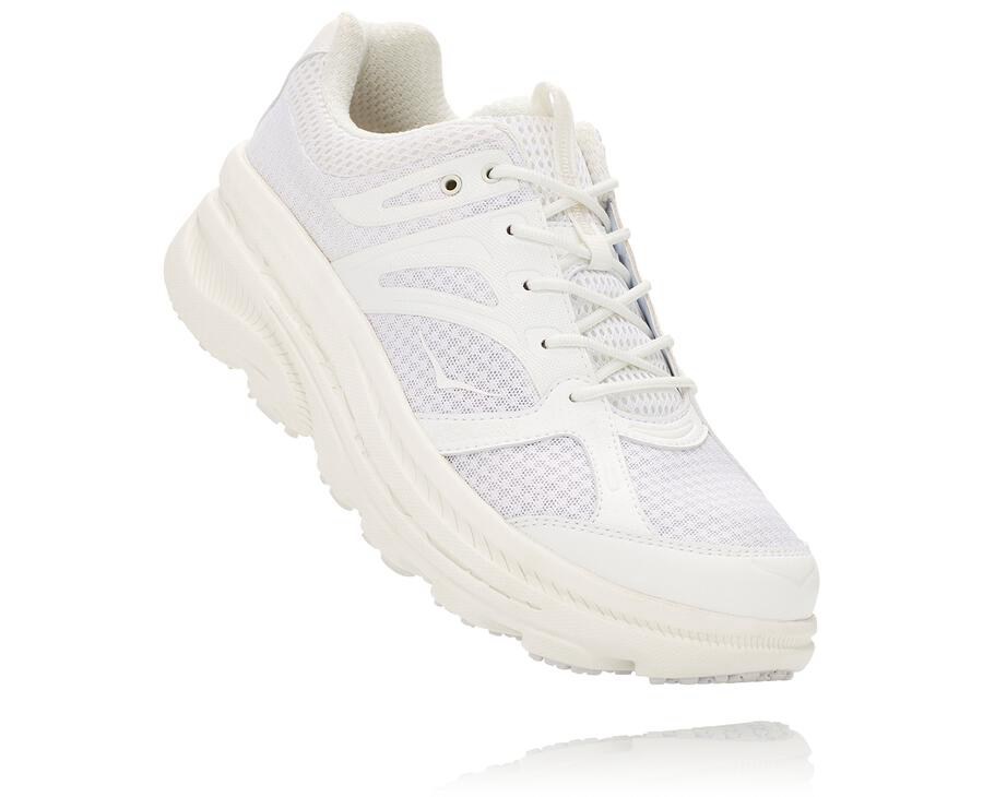 Chaussure Running Hoka One One X Eg Bondi B Homme - Blanche - ZRG-203517